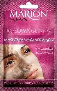 Marion SPA wygładzająca maseczka do twarzy z różową glinką 8g - Maseczki do twarzy - miniaturka - grafika 3