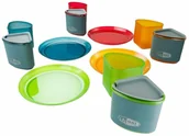 Kuchnia turystyczne i akcesoria - GSI Outdoors Zestaw naczyń Infinity 4 Person Compact Tables - miniaturka - grafika 1