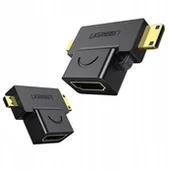 Adaptery i przejściówki - Ugreen Przejściówka Adapter Mini/Micro Hdmi - Hdmi - miniaturka - grafika 1