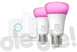 Philips Philips Hue White and Colour Ambiance E27 2 szt Zestaw startowy 929002468805 - Systemy inteligentnych domów - miniaturka - grafika 2