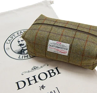 CAPT FAWCETT CAPTAIN FAWCETT Duża Tweedowa Kosmetyczka - Kosmetyczki, organizery i kuferki - miniaturka - grafika 2