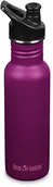 Shakery i bidony sportowe - Klean Kanteen Klean Kanteen Classic Narrow Bottle 532ml with Sport Cap, fioletowy  2022 Bidony 1008433 - miniaturka - grafika 1