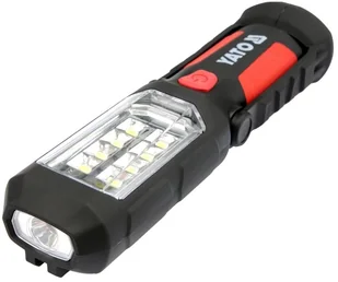 Yato Latarka diodowa warsztatowa 8+1 LED 2w1 magnetyczna 3xAA - YT-08513 - Oświetlenie warsztatowe - miniaturka - grafika 4