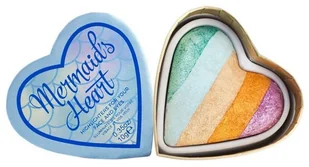 Makeup Revolution I Heart Makeup Mermaids Heart Highlighter 10 g Rozświetlacz do twaczy Makeup Revolution OD 24,99zł - Pozostałe kosmetyki - miniaturka - grafika 2