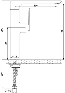 KOHLMAN Experience Gold bateria umywalkowa wysoka złoty połysk QB175EGD - Baterie umywalkowe - miniaturka - grafika 2