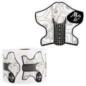 Sztuczne paznokcie i akcesoria - Molly Lac Szablony formy do przedłużania paznokci salonowe plastikowe do żelu akrylożelu MollyLac Emblem 500 szt - miniaturka - grafika 1