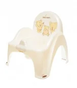 Nocniki - Tega Baby Baby Baby Nocnik Krzesełko Miś Biały - miniaturka - grafika 1