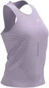 Bielizna sportowa damska - Compressport Koszulka biegowa damska PERFORMANCE SINGLET fioletowa - miniaturka - grafika 1