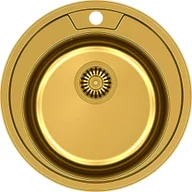 Zlewozmywaki - QUADRON CLINT 210 złoty (HB7104PVDBSG1) HB7104PVDBSG1 - miniaturka - grafika 1