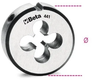 BETA NARZYNKA METRYCZNA DROBNOZWOJNA MF7X0.75 441/7X0.75 - Gwintowniki - miniaturka - grafika 6