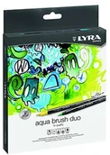 Kredki, ołówki, pastele i pisaki - Lyra Aqua Brush Duo zestaw pisaków kolorowych z podwójną końcówką 6521240 - miniaturka - grafika 1