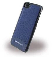 Etui i futerały do telefonów - Cerruti 1881 CERRUTI 1881  cehcp 7mcna  Crocodile Print  ze sztucznej skóry Hardcase/harcover  Apple iPhone 7  granatowy (marynarski) CEHCP7MCNA - miniaturka - grafika 1