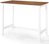 Ławy i stoliki kawowe - vidaXL Stolik barowy z drewna, 108 x 60 x 91 cm - miniaturka - grafika 1