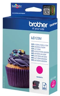 Brother Tusz Brother czerwony LC123M=LC-123M, 600 str. EXPBROABR0126 - Tusze oryginalne - miniaturka - grafika 5