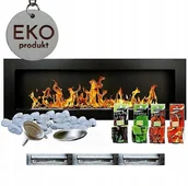 Biokominki - Długi Biokominek ARCHIkart 1200x400 Czarny 120x40 - miniaturka - grafika 1