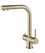 Baterie kuchenne - Blue Water Bateria trójdrożna Apala Antyczny Mosiądz Apala_Mosiadz - miniaturka - grafika 1