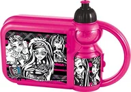 Zestawy naczyń dla dzieci - Mattel Monster High Joy Toy 737270 pudełko na przekąski z butelka sport "Monster High" 400 ML 737270 - miniaturka - grafika 1