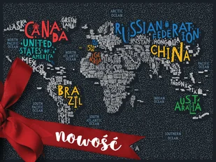 Mapa świata zdrapka Travel Map Letters World 1Dea.me - Przybory szkolne - miniaturka - grafika 2