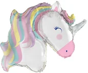 Balony i akcesoria - UNIQUE Balon foliowy Jednorożec - 106 cm - 1 szt U56709 - miniaturka - grafika 1