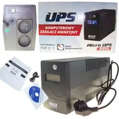 Zasilacze awaryjne UPS - Zasilacz Awaryjny Ups LCD 800VA 480W 9AH + Program - miniaturka - grafika 1