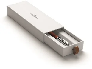 Faber-Castell Ambition 148920 pióro wieczne, korpus: czarny/srebrny wykonany ze szlachetnej żywicy, w opakowaniu prezentowym 148910 - Ołówki - miniaturka - grafika 5
