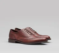 Półbuty męskie - Borgio obuwie b003 brązowy - miniaturka - grafika 1