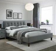 Łóżka - SAMARA 2 160 łóżko tkanina popiel (2p=1szt.) - miniaturka - grafika 1