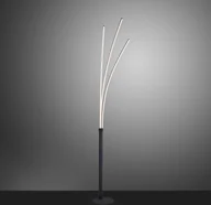 Lampy stojące - Leuchten Direkt Lampa stojąca LED Maja, 3-punktowa, czarna - miniaturka - grafika 1