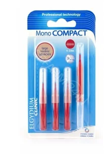 Pierre Fabre Elgydium Clinic Mono Compact szczoteczka czerwona 4-3 mm 9075688 - Szczoteczki do zębów - miniaturka - grafika 2