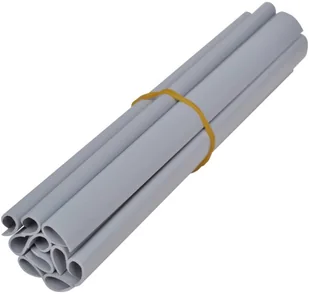 vidaxl Osłony na ogrodzenie, 4 szt., PVC, 35x0,19 m, jasnoszare, mat! 147872 - Ogrodzenia - miniaturka - grafika 8