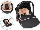 Foteliki samochodowe - LIONELO Noa Plus 0-13 kg Sand - miniaturka - grafika 1