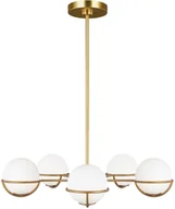 Lampy sufitowe - Feiss Apollo lampa wisząca 5 punktowa szklane kule FE-APOLLO5-BB - FE-APOLLO5-BB - miniaturka - grafika 1
