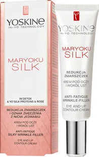 Yoskine Maryoku Silk krem pod oczy i wokół ust 15 ml 010212084 - Kosmetyki pod oczy - miniaturka - grafika 2