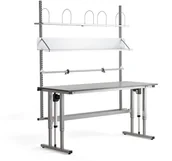 Akcesoria do pakowania - AJ Produkty Stół do pakowania MOTION, elektryczna regulacja wysokości, 2000x800 mm - miniaturka - grafika 1