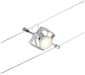 Oprawy, klosze i abażury - Paulmann System linkowy spot MacII max1x10W GU5,3 Chrom mat/Chrom 12V DC 60VA twszt/metal PL94431) PL94431 - miniaturka - grafika 1