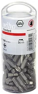 Bity - Wiha 7930011 zestaw bitów Standard 25 MM Torx (T30) 100-częściowy 1/4 cala w duże opakowanie (40465), 1 sztuki - miniaturka - grafika 1