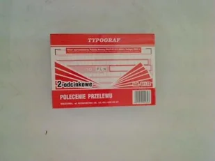 Typograf Polecenie przelewu/wpłata gotówkowa II odc. 01132 - Druki akcydensowe - miniaturka - grafika 2