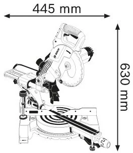 Bosch Professional GCM 800 SJ 0601B19000 - Piły elektryczne - miniaturka - grafika 2