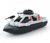 Samochody i pojazdy dla dzieci - Wader Quality Toys QT Łódź Straży Granicznej 61584 - miniaturka - grafika 1