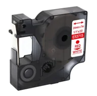 Etykiety do drukarek - Dymo strefadrukarek.pl Taśma D1 53715 24mm x 7m biała czerwony nadruk - zamiennik | OSZCZĘDZAJ DO 80% - ZADZWOŃ! 730811399 PROMOCJA! D1-53715 - miniaturka - grafika 1