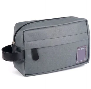 Kemer Kosmetyczka materiałowa SK03 Szara SK03 GREY-0 - Kosmetyczki, organizery i kuferki - miniaturka - grafika 2