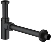 Syfony - Kludi Syfon umywalkowy czarny mat 100203900 - miniaturka - grafika 1