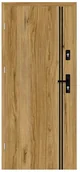 Drzwi zewnętrzne - NAWADOOR Drzwi wejściowe otwierane na zewnątrz HERMES Dąb Catania 80 Lewe NAWADOOR - miniaturka - grafika 1