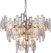 Lampy sufitowe - Cosmo Light Lampa wisząca ST PETERSBURG P09158CP - miniaturka - grafika 1