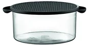 Miski i półmiski - Bodum Miska firmy Hot Pot, z pokrywką (nadaje się do mycia w zmywarkach do naczyń, piec, nadaje się do komory zamrażarki firmy, 2,5-litrowy), czarny, 2,5 l 10127-01 - miniaturka - grafika 1