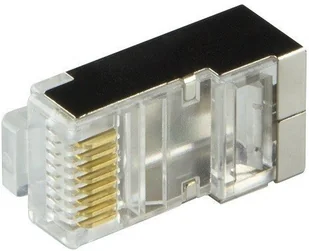 LogiLink Wtyk RJ45 CAT.6 FTP MP0022 z osłonką czarny 100szt SPLKOKGF0080 - Kable miedziane - miniaturka - grafika 5
