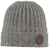 Czapki dla dzieci - Barts Czapka dziecięca Haakon Turnup Beanie heather grey 53 - miniaturka - grafika 1