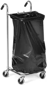 Kosze na śmieci - AJ Produkty Wózek z uchwytem na worki, 1070x460x440 mm, 125 L - miniaturka - grafika 1
