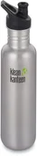 Shakery i bidony sportowe - Klean kanteen Klean Kanteen Classic Butelka Korek sportowy 800ml, brushed stainless 2020 Bidony 1007859 - miniaturka - grafika 1