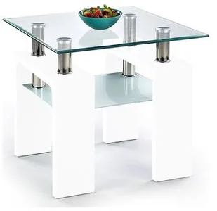 Halmar Ława Diana H kwadrat V-CH-DIANA_KWADRAT_H-LAW-LAK-BIA$586Y - Ławy i stoliki kawowe Halmar Ława Diana H kwadrat V-CH-DIANA_KWADRAT_H-LAW-LAK-BIA$586Y - Ławy i stoliki kawowe - miniaturka - grafika 1